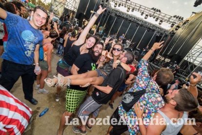 III edición del Festival de música Juergas Rock celebrado en Adra.