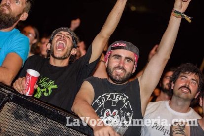 III edición del Festival de música Juergas Rock celebrado en Adra.