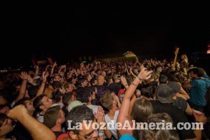 III edición del Festival de música Juergas Rock celebrado en Adra.