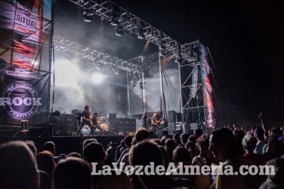 III edición del Festival de música Juergas Rock celebrado en Adra.