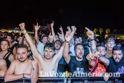III edición del Festival de música Juergas Rock celebrado en Adra.