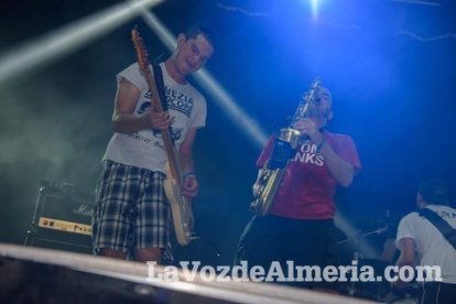 III edición del Festival de música Juergas Rock celebrado en Adra.