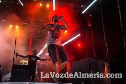 III edición del Festival de música Juergas Rock celebrado en Adra.