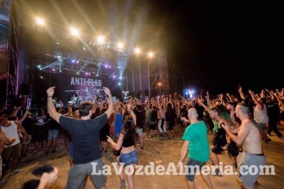 III edición del Festival de música Juergas Rock celebrado en Adra.