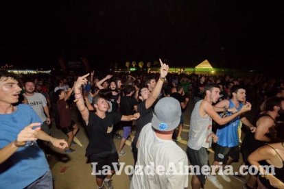 III edición del Festival de música Juergas Rock celebrado en Adra.