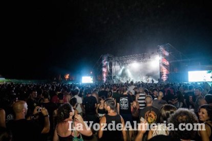 III edición del Festival de música Juergas Rock celebrado en Adra.