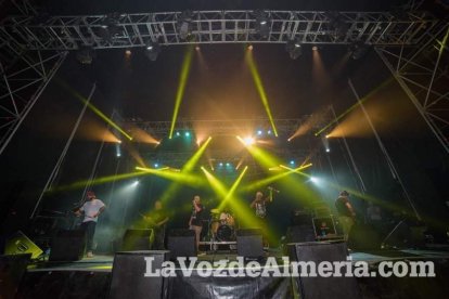 III edición del Festival de música Juergas Rock celebrado en Adra.