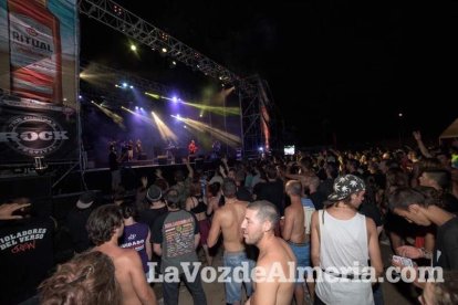 III edición del Festival de música Juergas Rock celebrado en Adra.