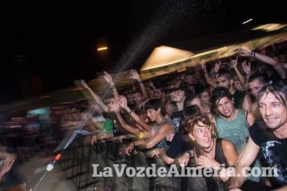 III edición del Festival de música Juergas Rock celebrado en Adra.