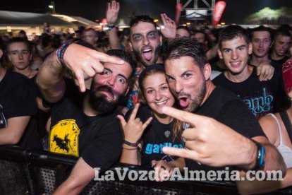 III edición del Festival de música Juergas Rock celebrado en Adra.