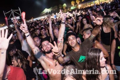 III edición del Festival de música Juergas Rock celebrado en Adra.