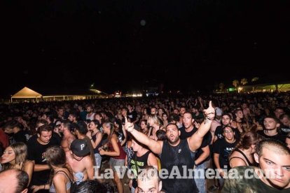 III edición del Festival de música Juergas Rock celebrado en Adra.