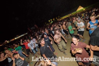 III edición del Festival de música Juergas Rock celebrado en Adra.