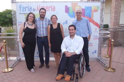 Los jardines de la Casa del Cine han acogido la presentación de los actos a cargo del alcalde