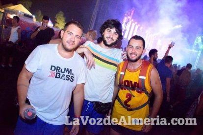 Celebración del Festival de Música Electrónica, Dreambeach, en Villaricos.
