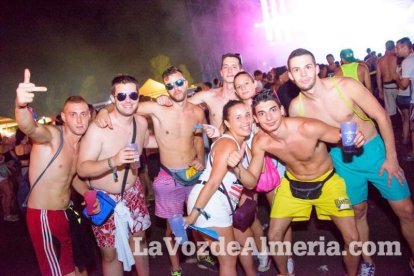 Celebración del Festival de Música Electrónica, Dreambeach, en Villaricos.