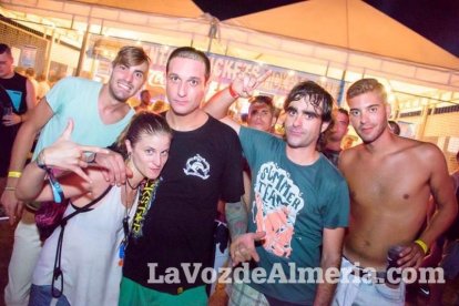 Celebración del Festival de Música Electrónica, Dreambeach, en Villaricos.