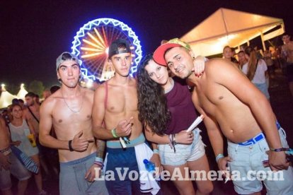 Celebración del Festival de Música Electrónica, Dreambeach, en Villaricos.