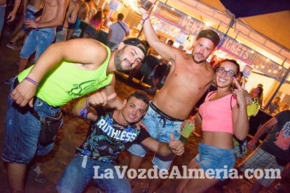 Celebración del Festival de Música Electrónica, Dreambeach, en Villaricos.
