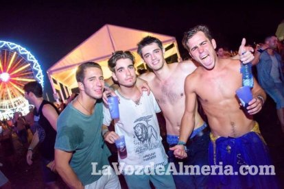 Celebración del Festival de Música Electrónica, Dreambeach, en Villaricos.