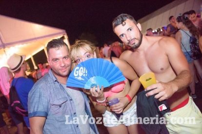 Celebración del Festival de Música Electrónica, Dreambeach, en Villaricos.