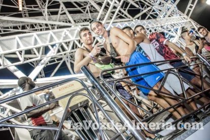 Celebración del Festival de Música Electrónica, Dreambeach, en Villaricos.