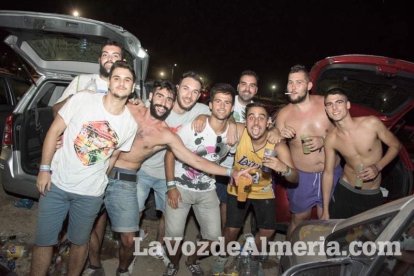Celebración del Festival de Música Electrónica, Dreambeach, en Villaricos.
