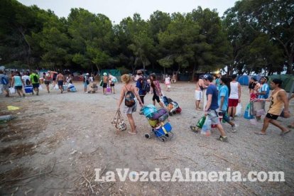 Celebración del Festival de Música Electrónica, Dreambeach, en Villaricos.