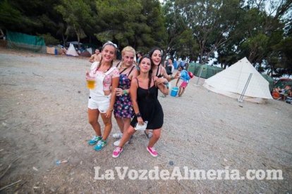 Celebración del Festival de Música Electrónica, Dreambeach, en Villaricos.