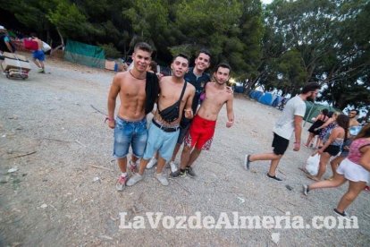 Celebración del Festival de Música Electrónica, Dreambeach, en Villaricos.