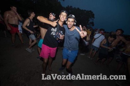 Celebración del Festival de Música Electrónica, Dreambeach, en Villaricos.