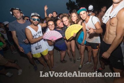 Celebración del Festival de Música Electrónica, Dreambeach, en Villaricos.