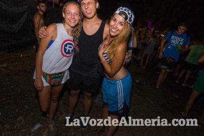 Celebración del Festival de Música Electrónica, Dreambeach, en Villaricos.