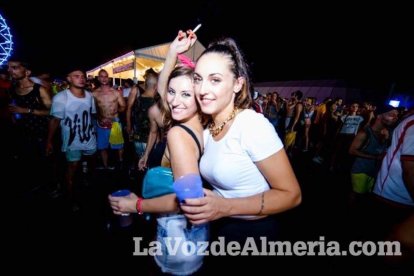 Celebración del Festival de Música Electrónica, Dreambeach, en Villaricos.