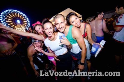 Celebración del Festival de Música Electrónica, Dreambeach, en Villaricos.