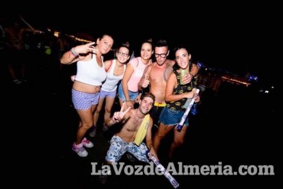 Celebración del Festival de Música Electrónica, Dreambeach, en Villaricos.