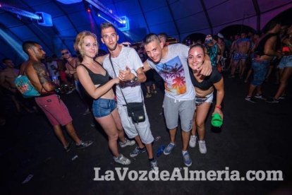 Celebración del Festival de Música Electrónica, Dreambeach, en Villaricos.