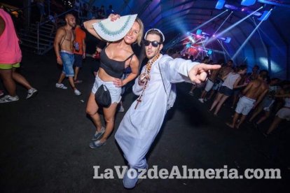 Celebración del Festival de Música Electrónica, Dreambeach, en Villaricos.