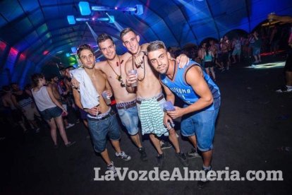 Celebración del Festival de Música Electrónica, Dreambeach, en Villaricos.