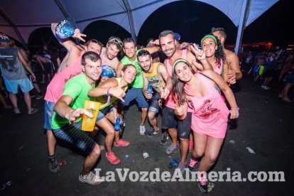 Celebración del Festival de Música Electrónica, Dreambeach, en Villaricos.