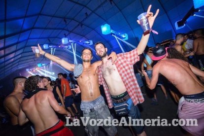 Celebración del Festival de Música Electrónica, Dreambeach, en Villaricos.