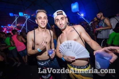 Celebración del Festival de Música Electrónica, Dreambeach, en Villaricos.