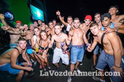 Celebración del Festival de Música Electrónica, Dreambeach, en Villaricos.