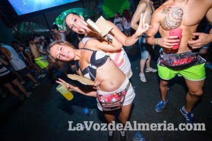 Celebración del Festival de Música Electrónica, Dreambeach, en Villaricos.