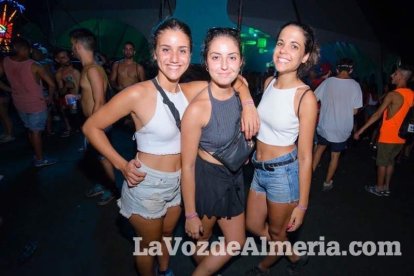 Celebración del Festival de Música Electrónica, Dreambeach, en Villaricos.