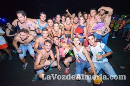 Celebración del Festival de Música Electrónica, Dreambeach, en Villaricos.