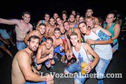 Celebración del Festival de Música Electrónica, Dreambeach, en Villaricos.