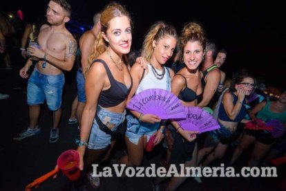 Celebración del Festival de Música Electrónica, Dreambeach, en Villaricos.