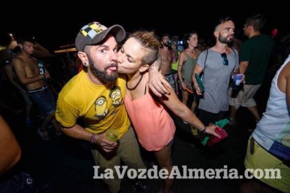 Celebración del Festival de Música Electrónica, Dreambeach, en Villaricos.