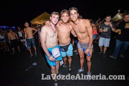 Celebración del Festival de Música Electrónica, Dreambeach, en Villaricos.